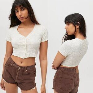 Urban Outfitters Y2K Milani Lace Cropped Cardigan